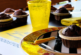 Muffin di banana e cioccolato