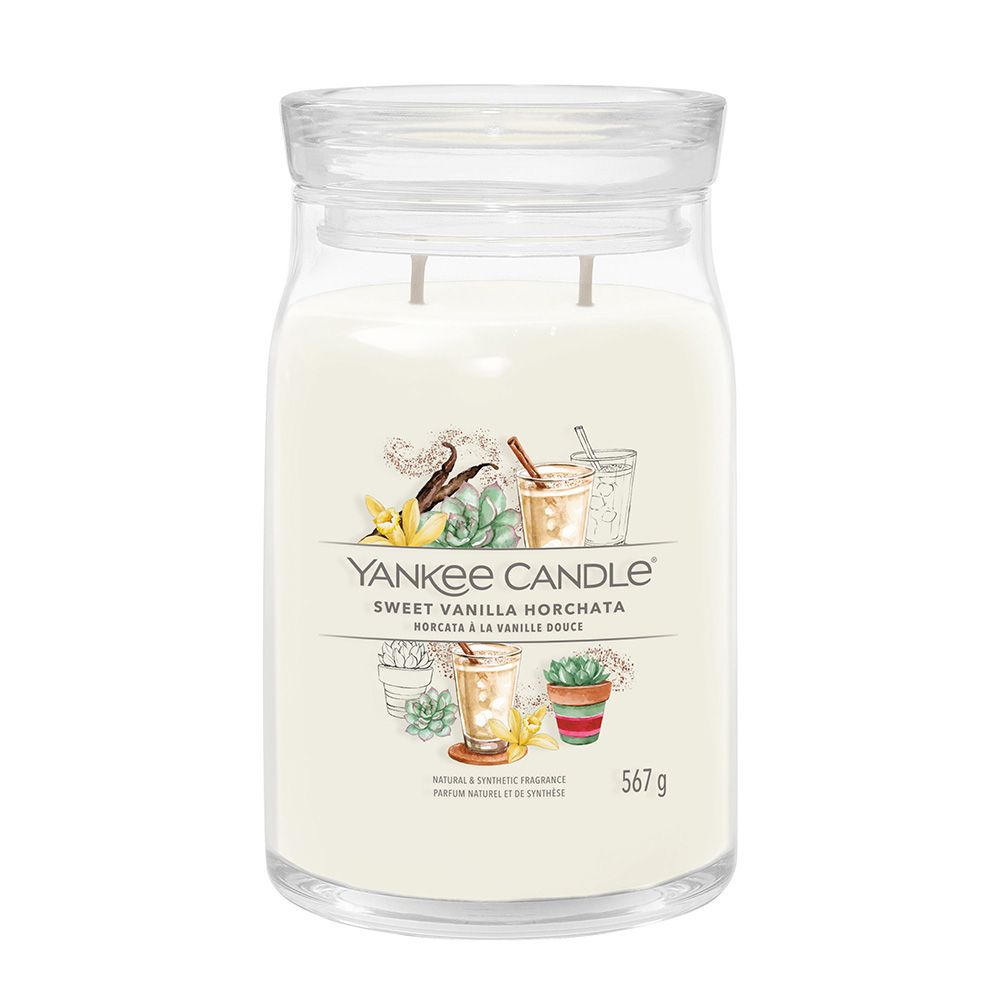 Candela In Giara Large Jar Sweet Vanilla Horchata Yankee Candle  5038581158747 vendita online