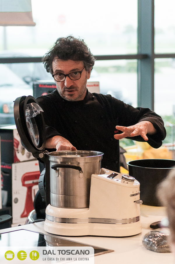 chef Ettore Giallongo KitchenAid al Centro Casalinghi Dal Toscano di Cerese (Mantova)