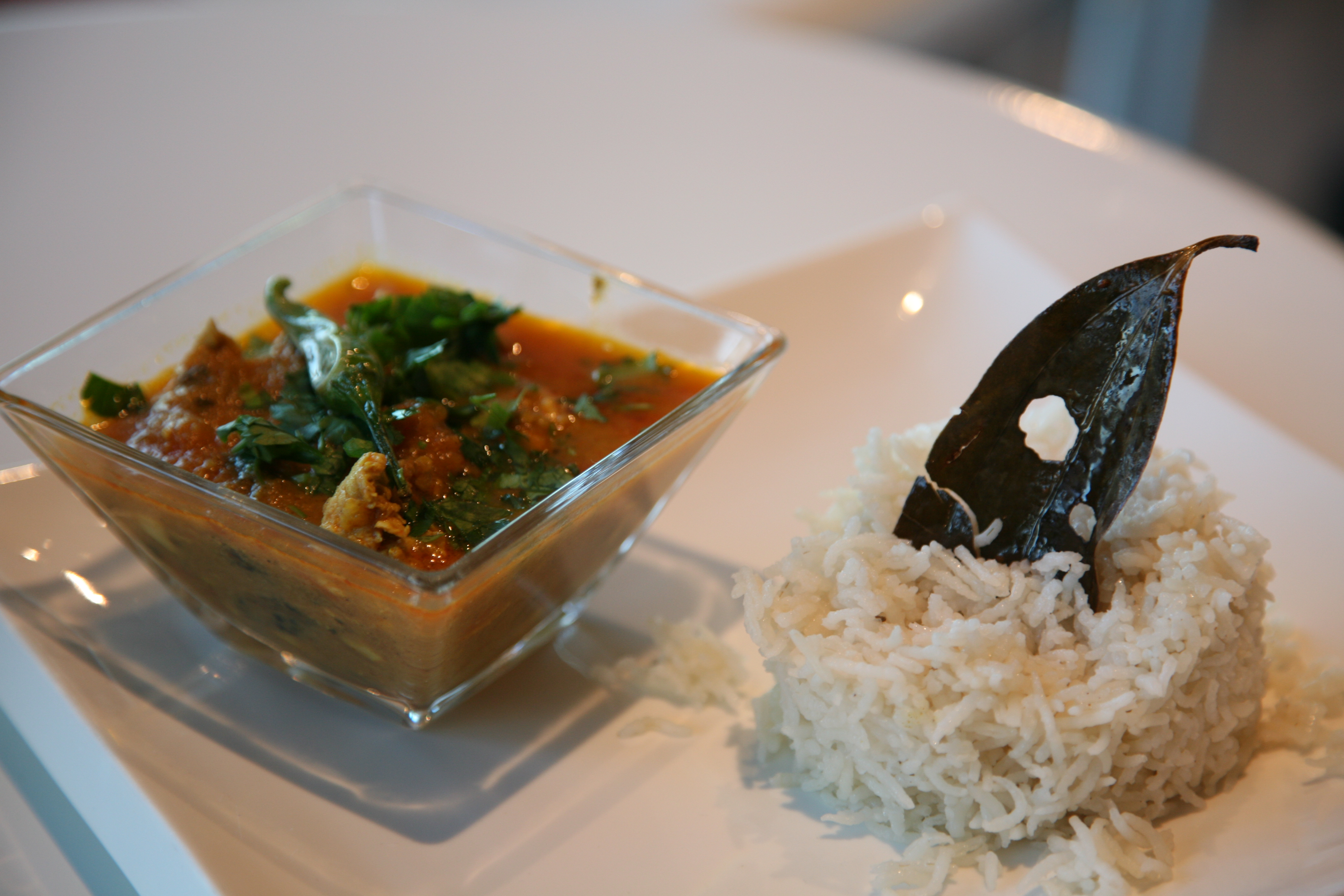 riso e pollo al curry indiano