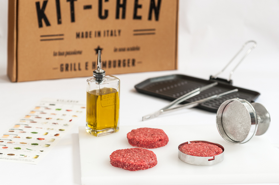 Set da cucina per grill e hamburger Kit-Chen Dal Toscano